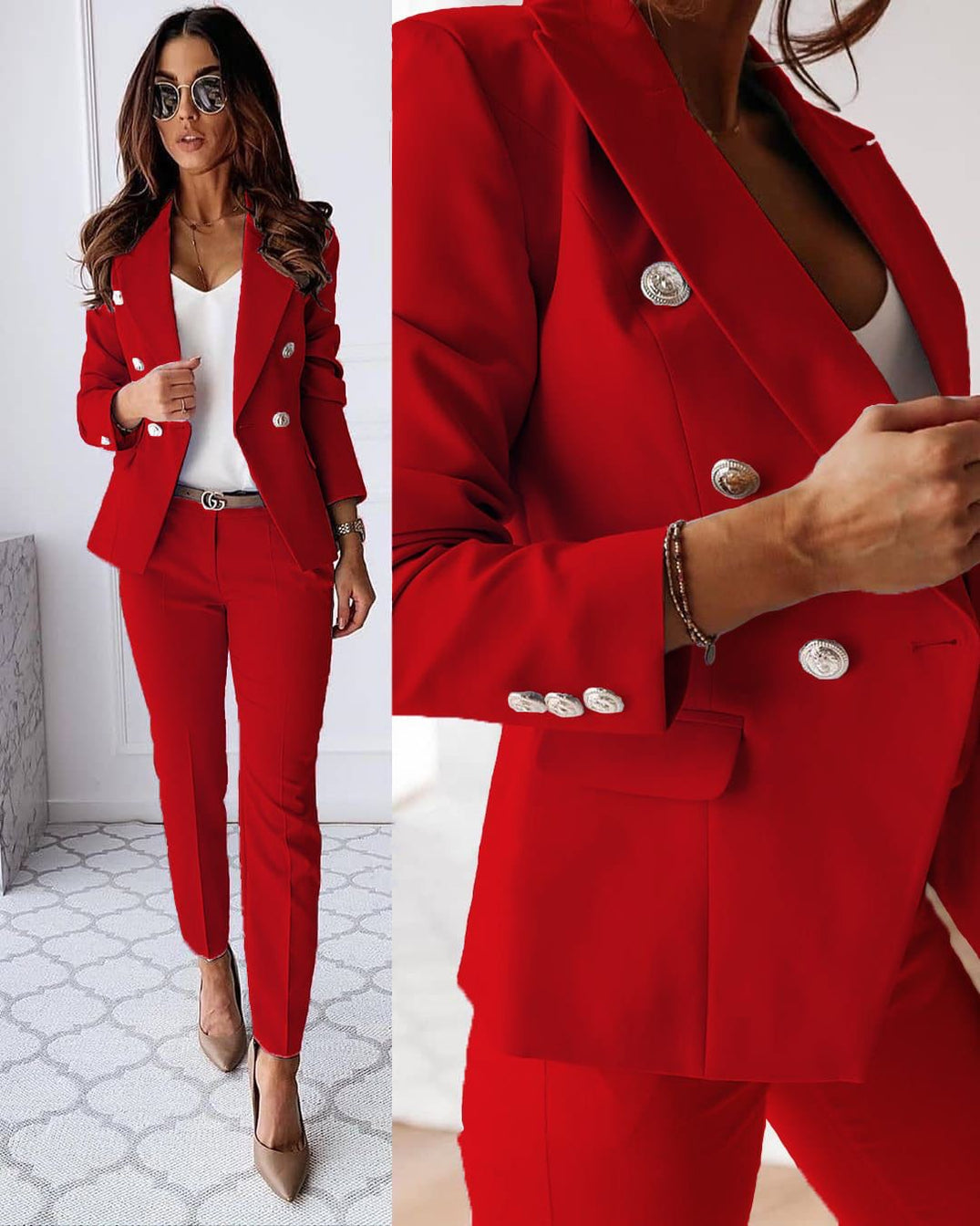 Lina - Ensemble blazer élégant pour femme