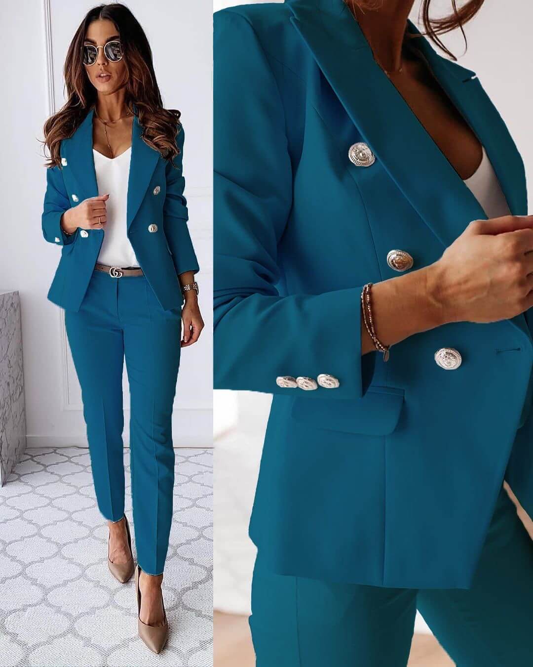 Lina - Ensemble blazer élégant pour femme