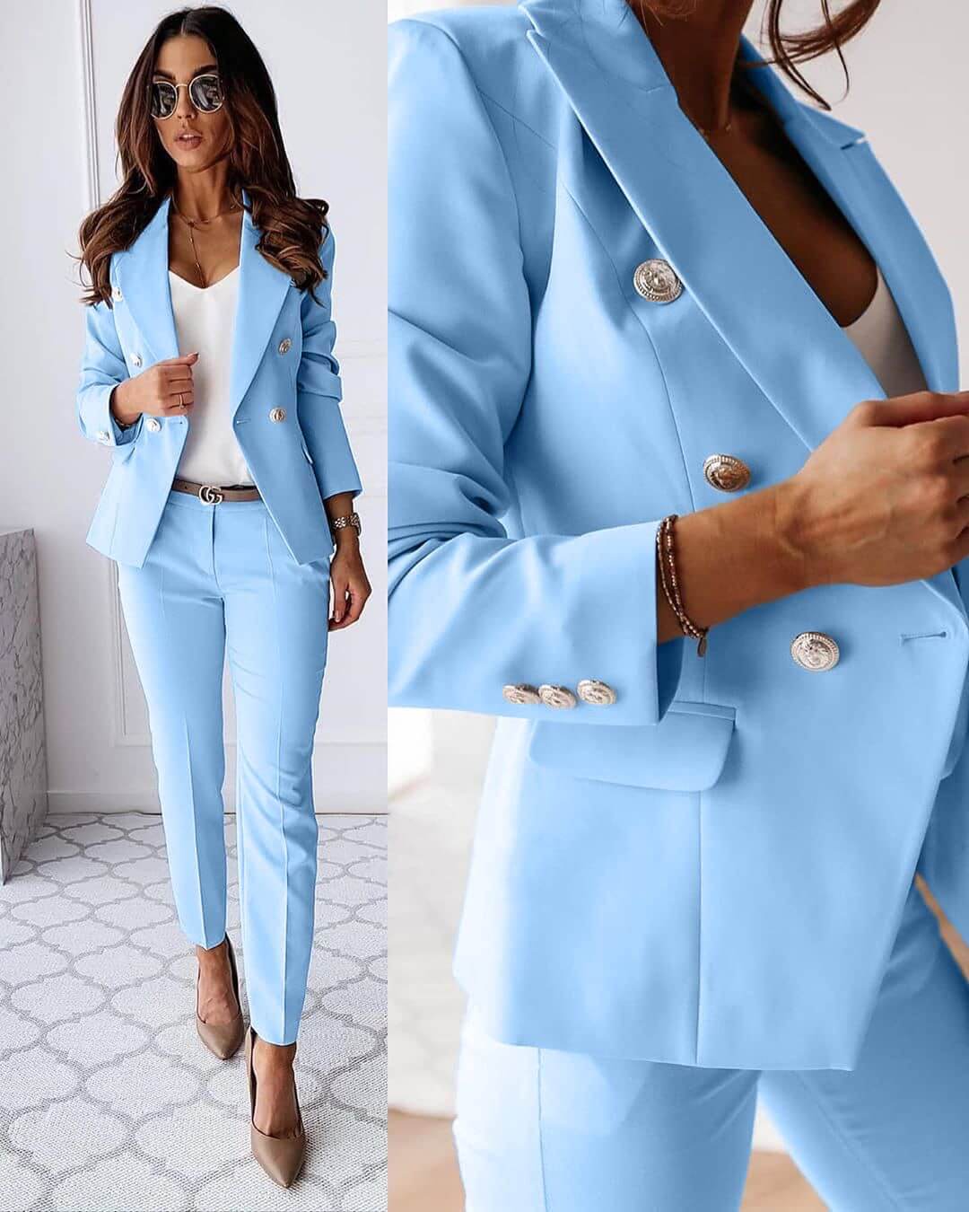 Lina - Ensemble blazer élégant pour femme