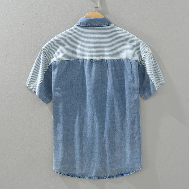Jack - Chemise en denim pour hommes - Décontracté - Tendance-2