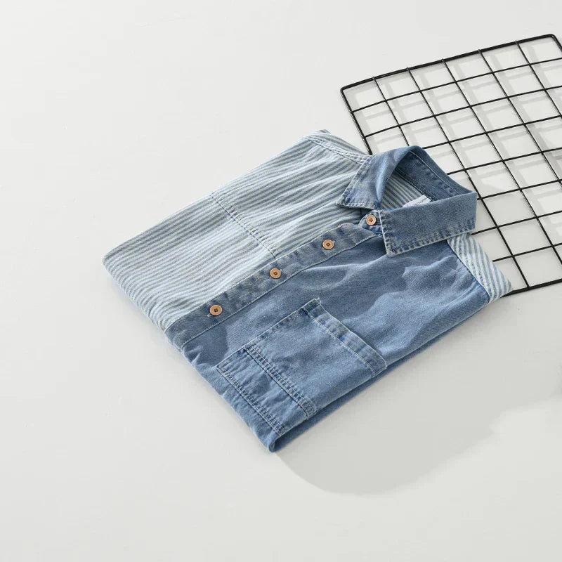 Jack - Chemise en Jean pour Hommes - Décontractée - Tendance-5