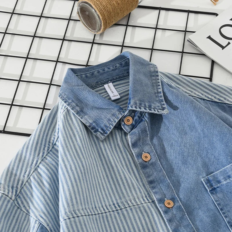 Jack - Chemise en Denim pour Hommes - Décontracté - Tendance-3
