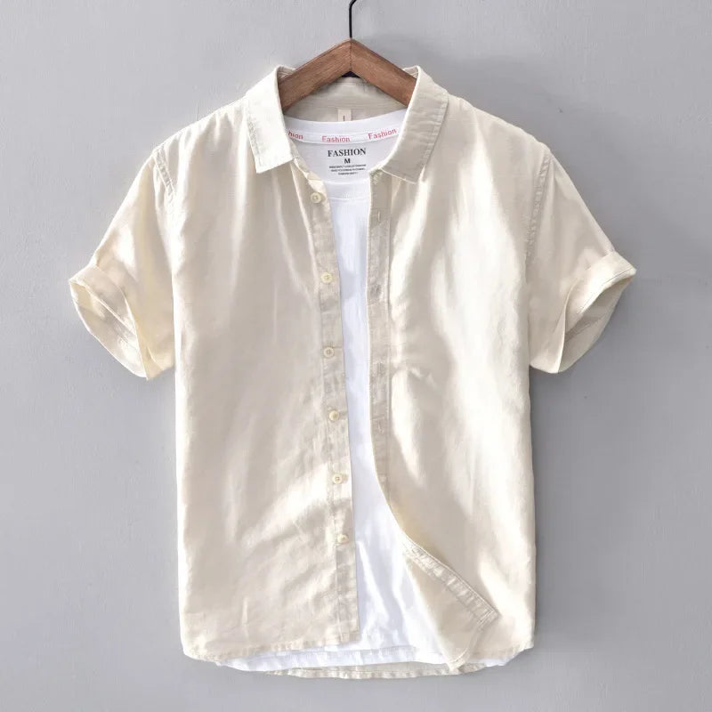 Jeroen - Chemise en lin décontractée - Intemporelle - Hommes-5