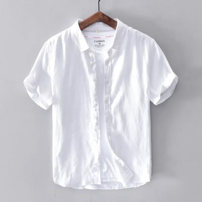 Jeroen - Chemise en Lin à Manches Longues - Intemporelle - Hommes-6
