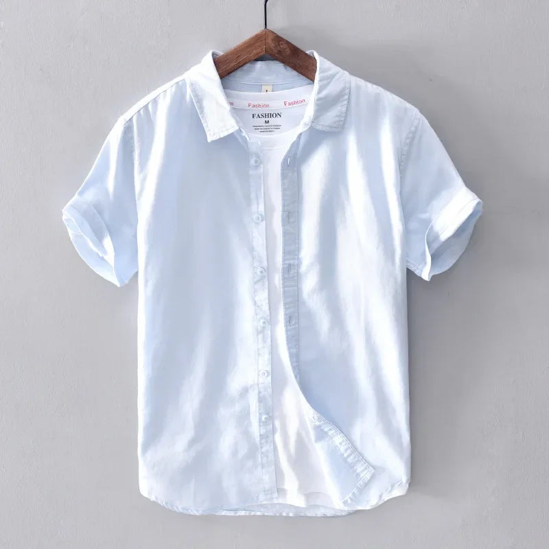 Jeroen - Chemise en lin décontractée - Intemporelle - Hommes-1