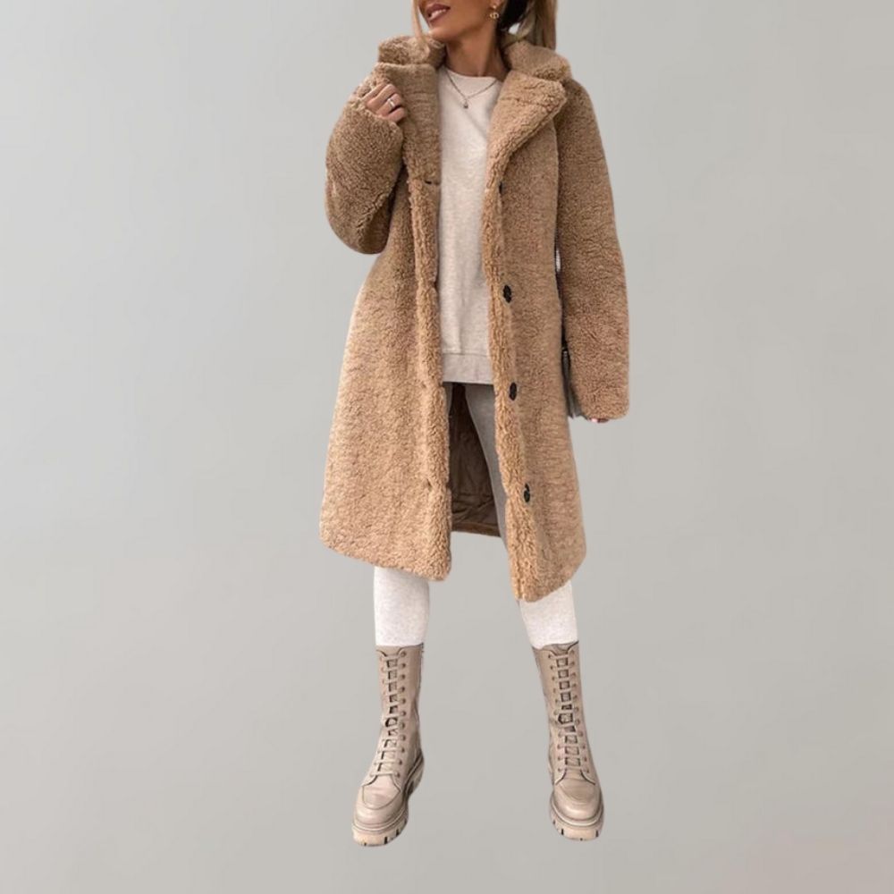 Patricia - Manteau Chic Sherpa Chaud