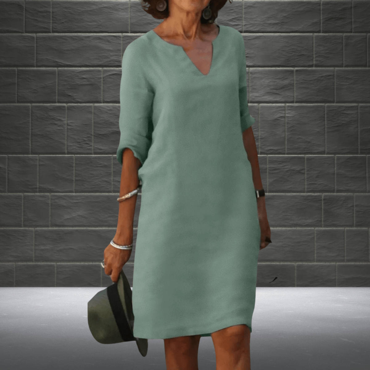 Charlotte - Robe Midi D'Été Confortable