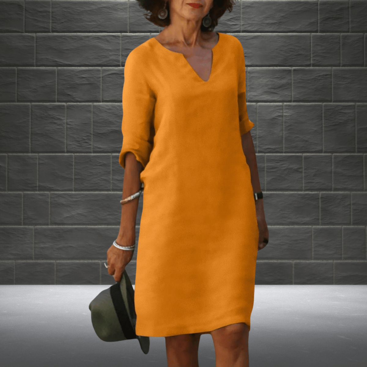 Charlotte - Robe Midi D'Été Confortable