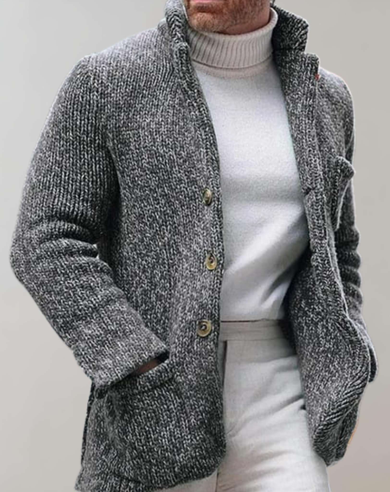 Julien – Gilet Pour Homme Avec Boutons, Style Décontracté Et Élégant