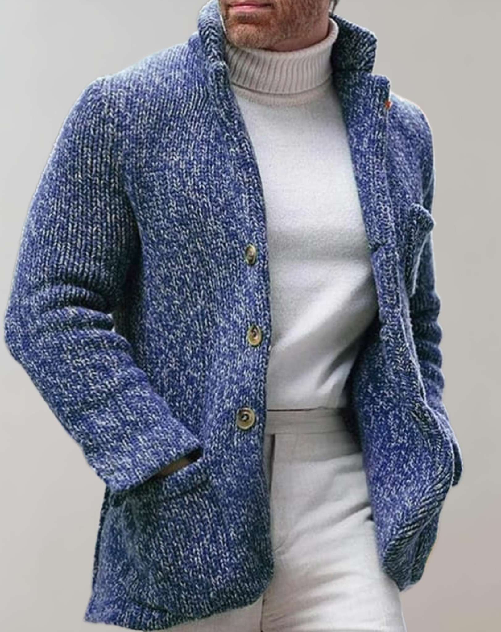 Julien – Gilet Pour Homme Avec Boutons, Style Décontracté Et Élégant