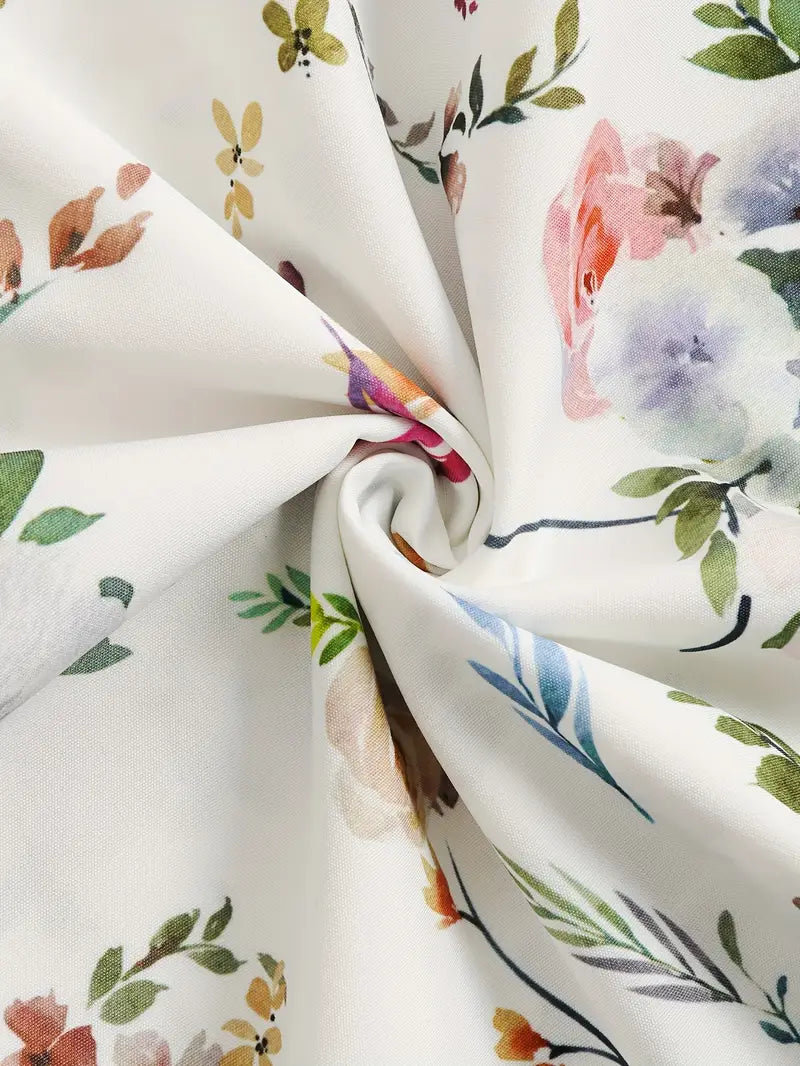 Adèle - Blouse Fleurie Sans Manches Élégante Femme