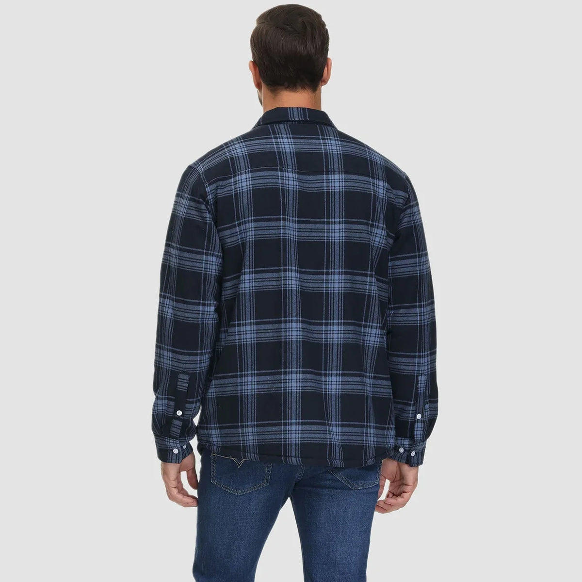 Thomas - Surchemise Chic Écossaise Sherpa