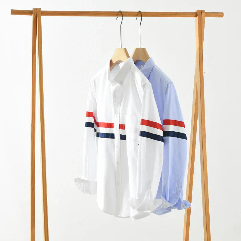 Jeroen - Chemise en patchwork rayé - Décontracté - Hommes-6