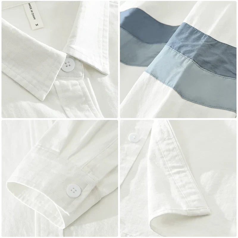 Jeroen - Chemise Patchwork - Coupe Décontractée - Hommes-5