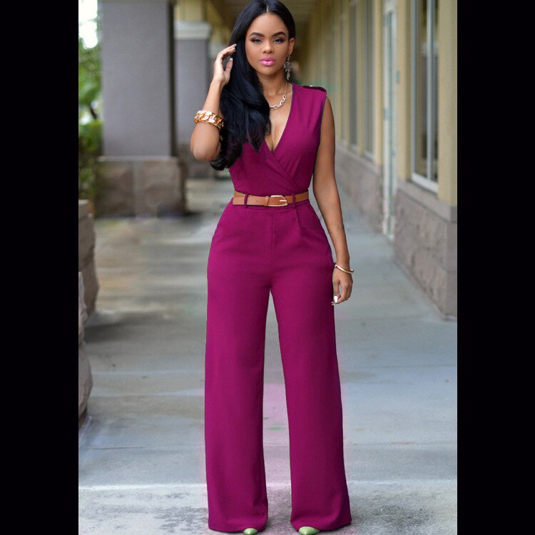 Image variante pour Amara - Combinaison noire festive - Taille haute flatteuse, - Femmes-49