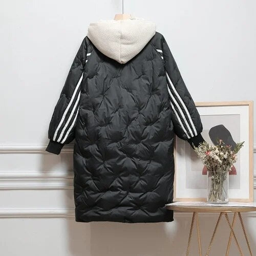Danielle - Doudoune Élégante Oversize à Capuche