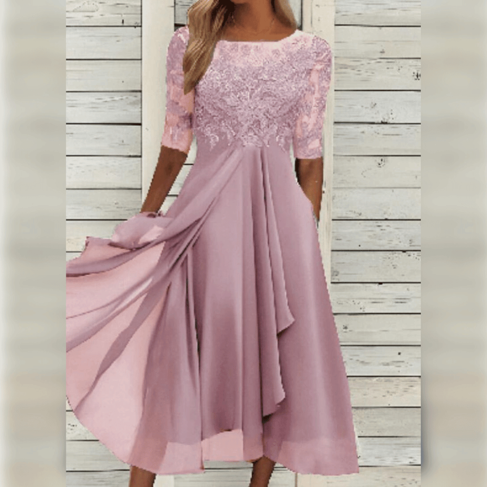 Isabelle - Robe Dentelle Élégante