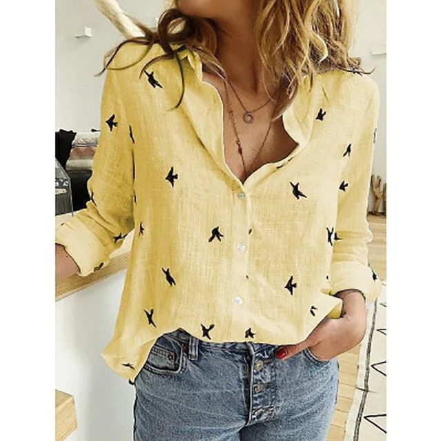 Margaux - Blouse Lin Légère Manches Longues Femme