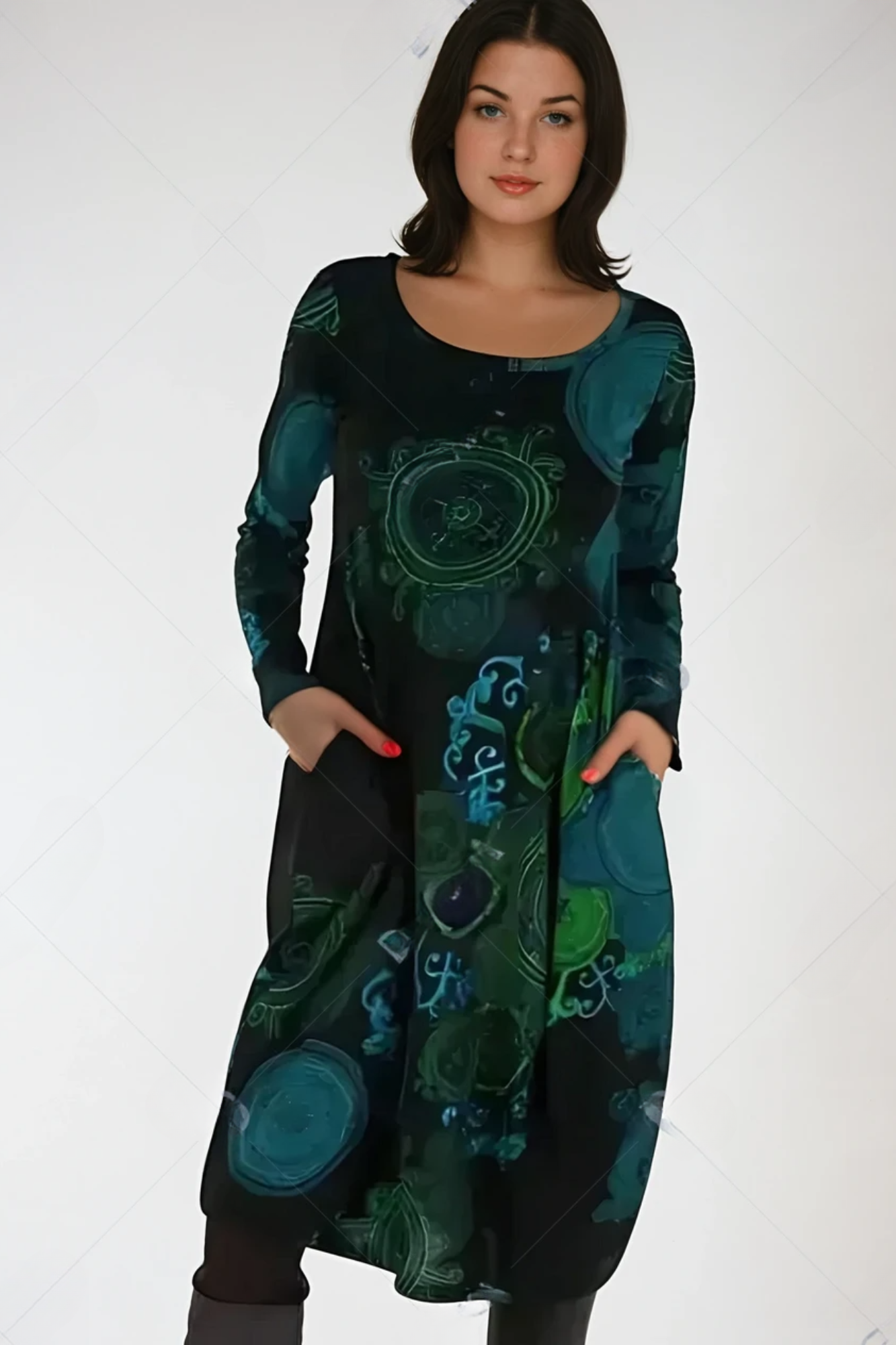 Robe Femme Bohème Manches Longues - Sophie