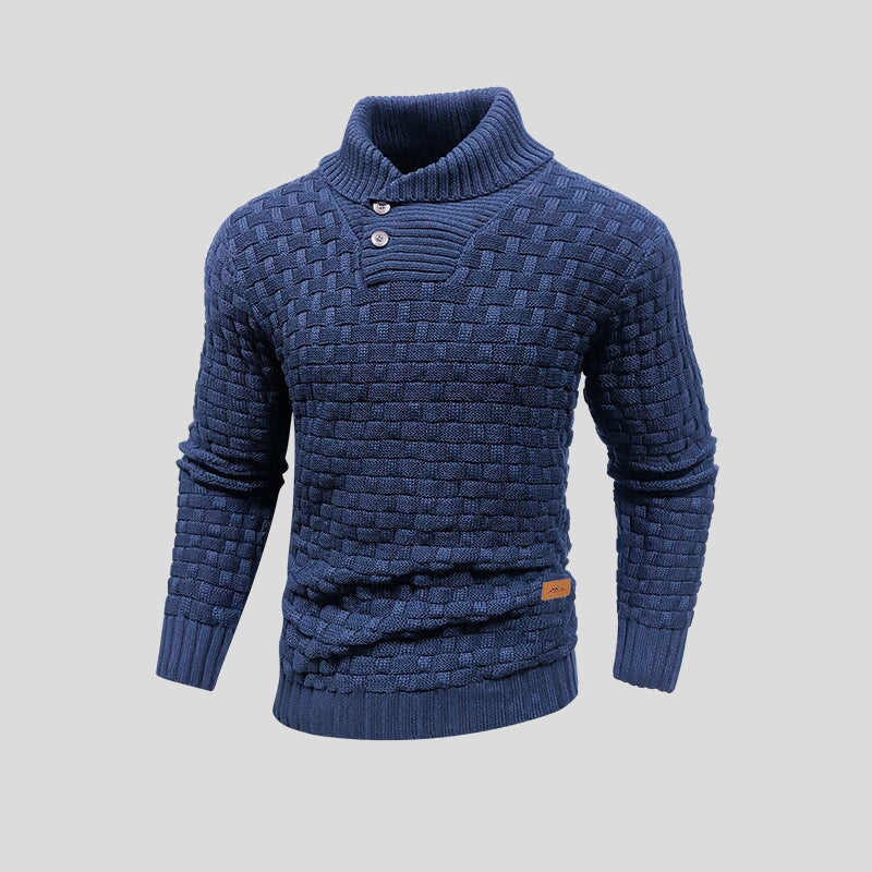 Pull thermique tricoté homme