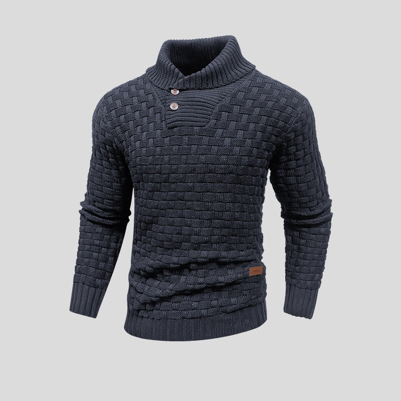 Pull thermique tricoté homme