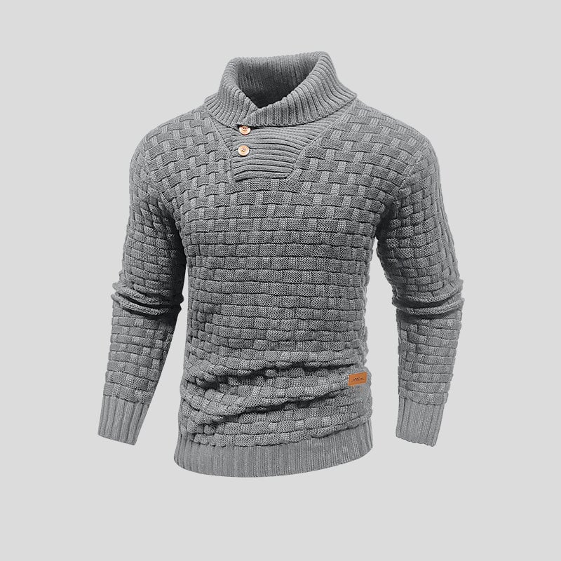 Pull thermique tricoté homme