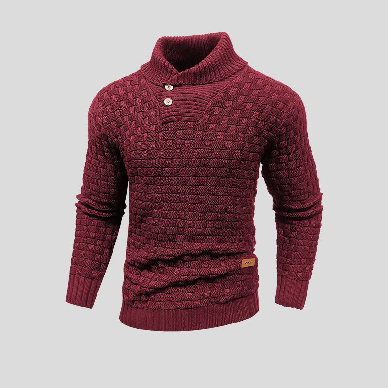 Pull thermique tricoté homme