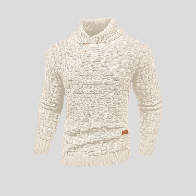 Pull thermique tricoté homme
