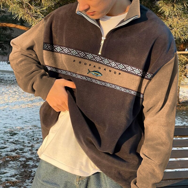 Thomas - Sweat Chic Oversize Zippé