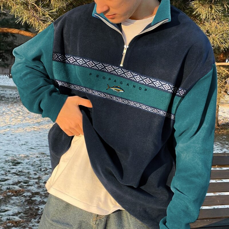 Thomas - Sweat Chic Oversize Zippé
