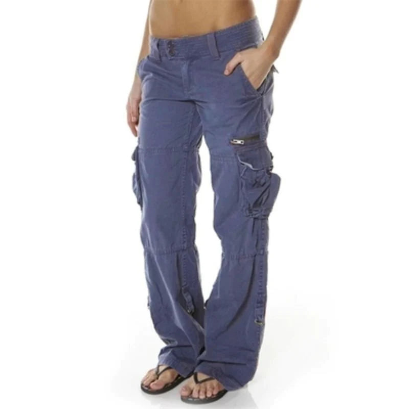 Véra - Pantalon femme cargo léger