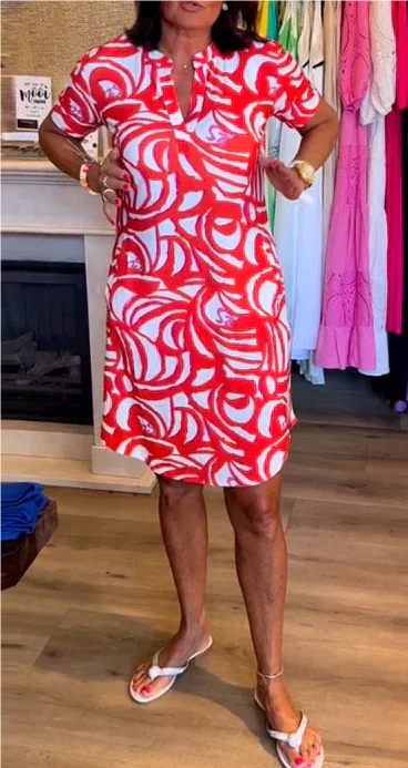 Nathalie - Robe Midi D'Été Chic