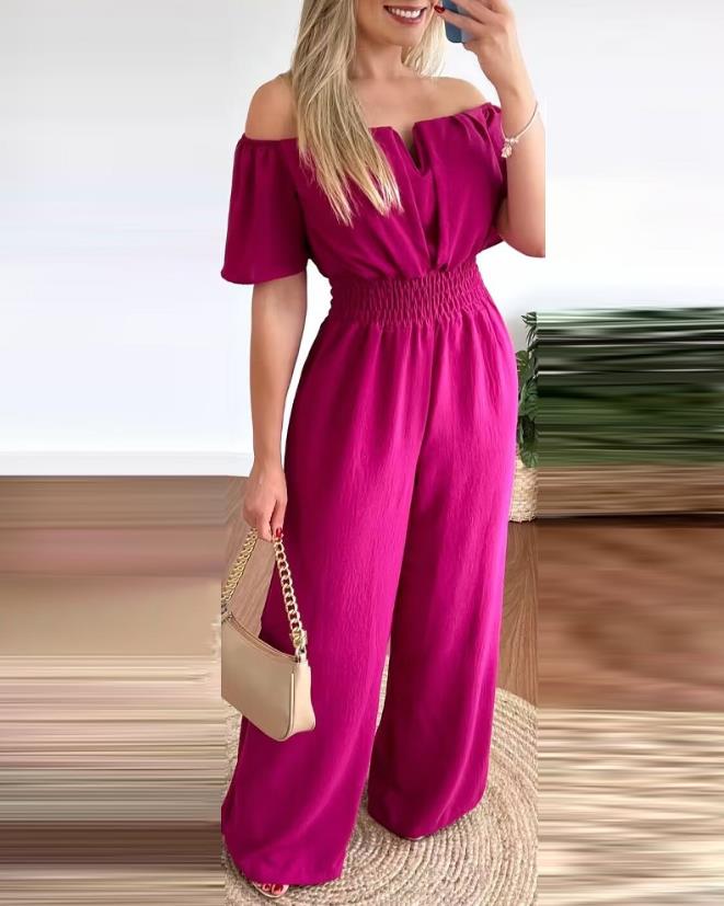 Variant image for Zita - Zwarte Jumpsuit Dames - Feestelijk en Elegant - Off-Shoulder Model-9