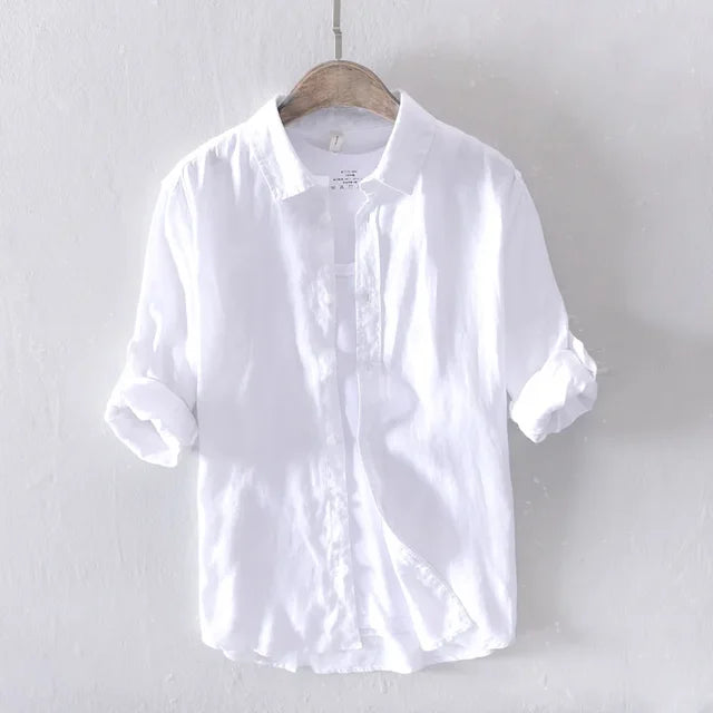 Lachlan - Chemise en Lin - Intemporelle - Hommes-1