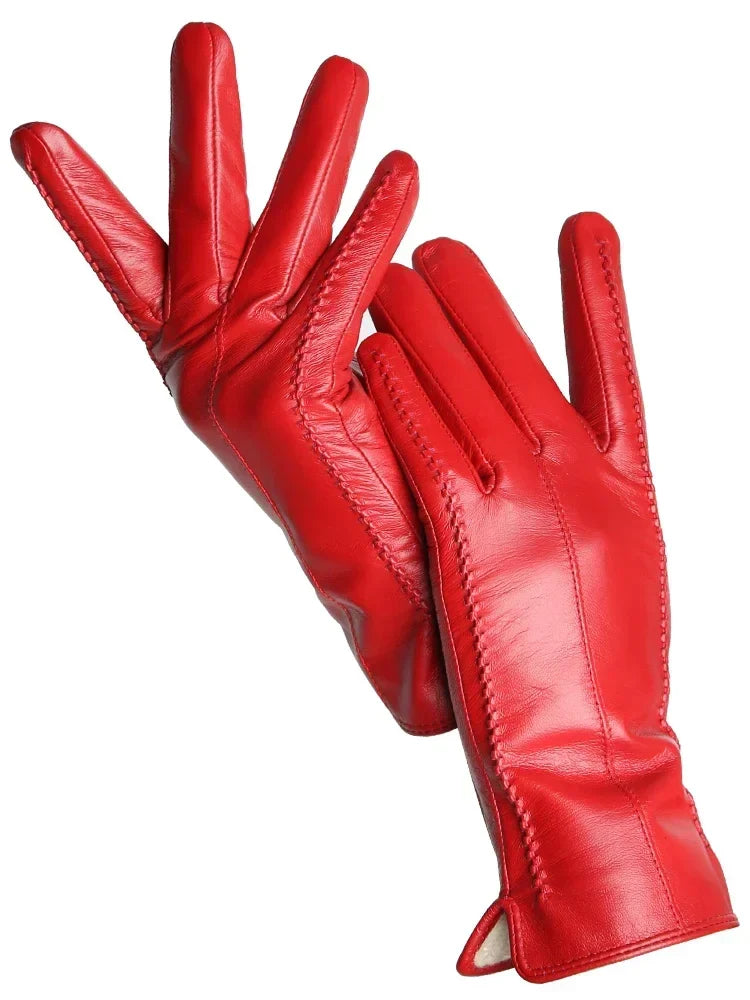 Isabelle – Gants D’Hiver En Cuir Chaud, Stylés Et Durables