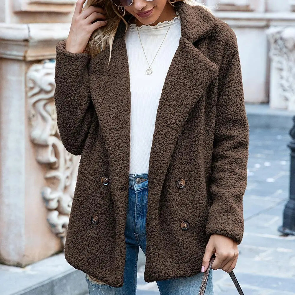 Chantal - Manteau Chic Teddy