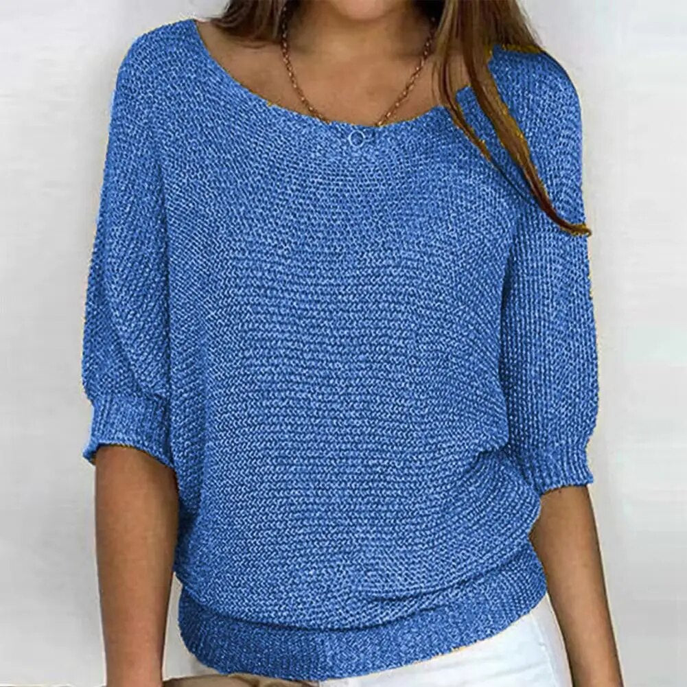 London - Pull chaud en maille pour femme