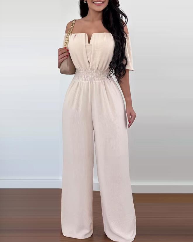 Variant image for Zita - Zwarte Jumpsuit Dames - Feestelijk en Elegant - Off-Shoulder Model-25