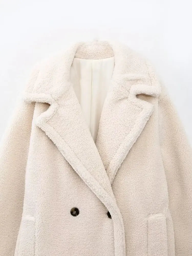 Amélie – Manteau En Teddy Stylé Pour Un Hiver À La Mode
