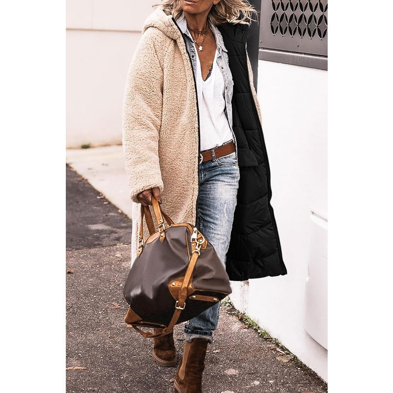 Virginie | Doudoune Chic Teddy Réversible