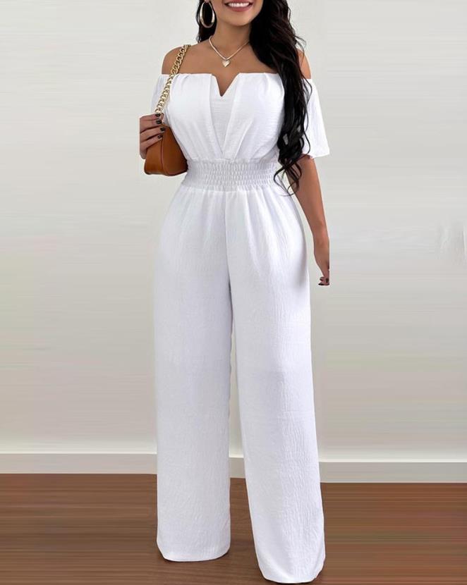 Variant image for Zita - Zwarte Jumpsuit Dames - Feestelijk en Elegant - Off-Shoulder Model-5