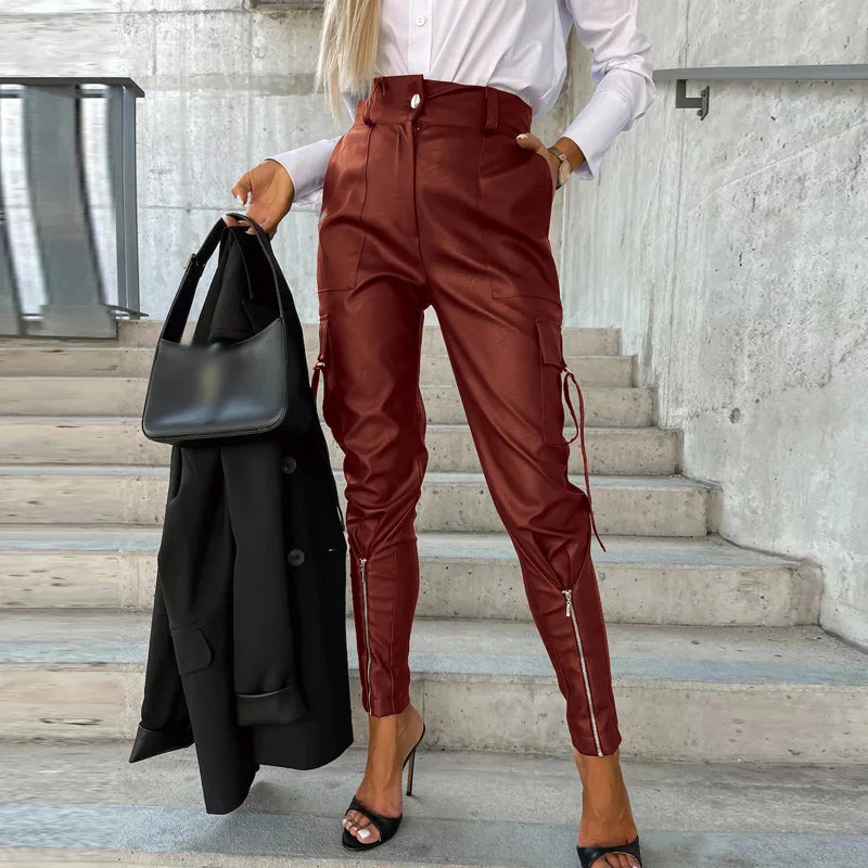 Nadine – Trendy Zip-Up Streetwear Broek