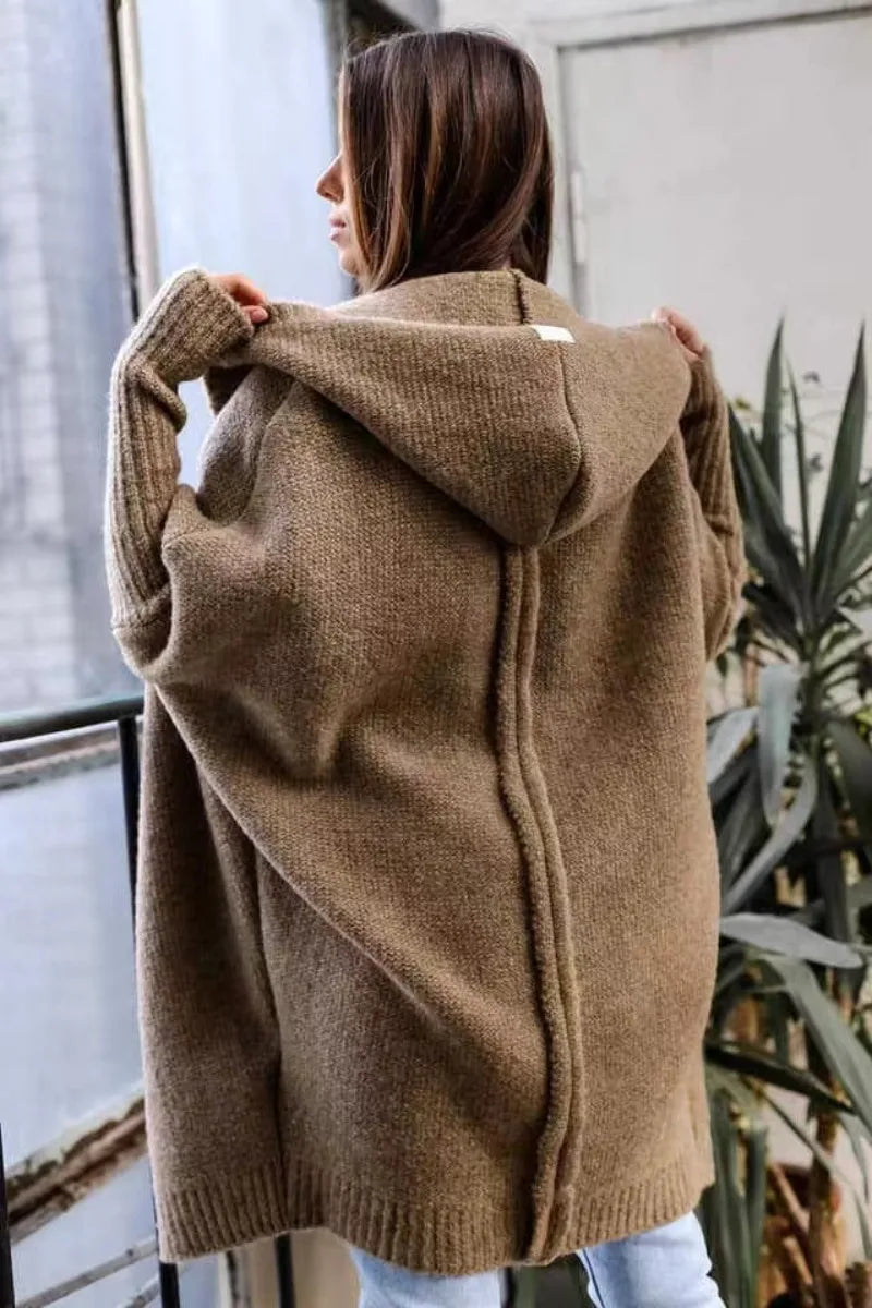 Claire – Long Gilet En Maille, Confortable Et Élégant Pour L'Hiver