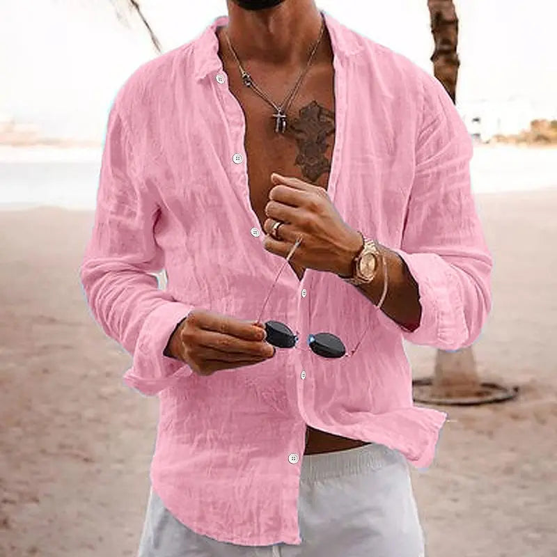 Hugo - Chemise en Lin - Respirante - Hommes-3