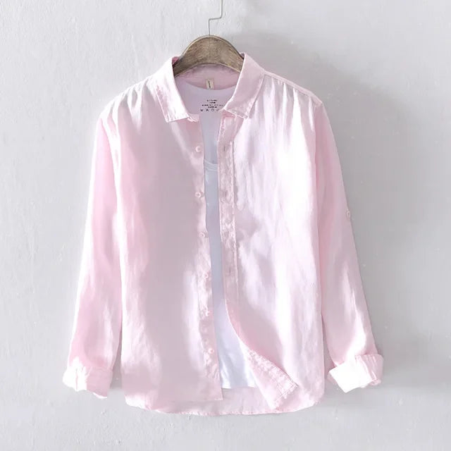 Image variante pour Lachlan - Chemise en lin - Intemporelle - Hommes-37