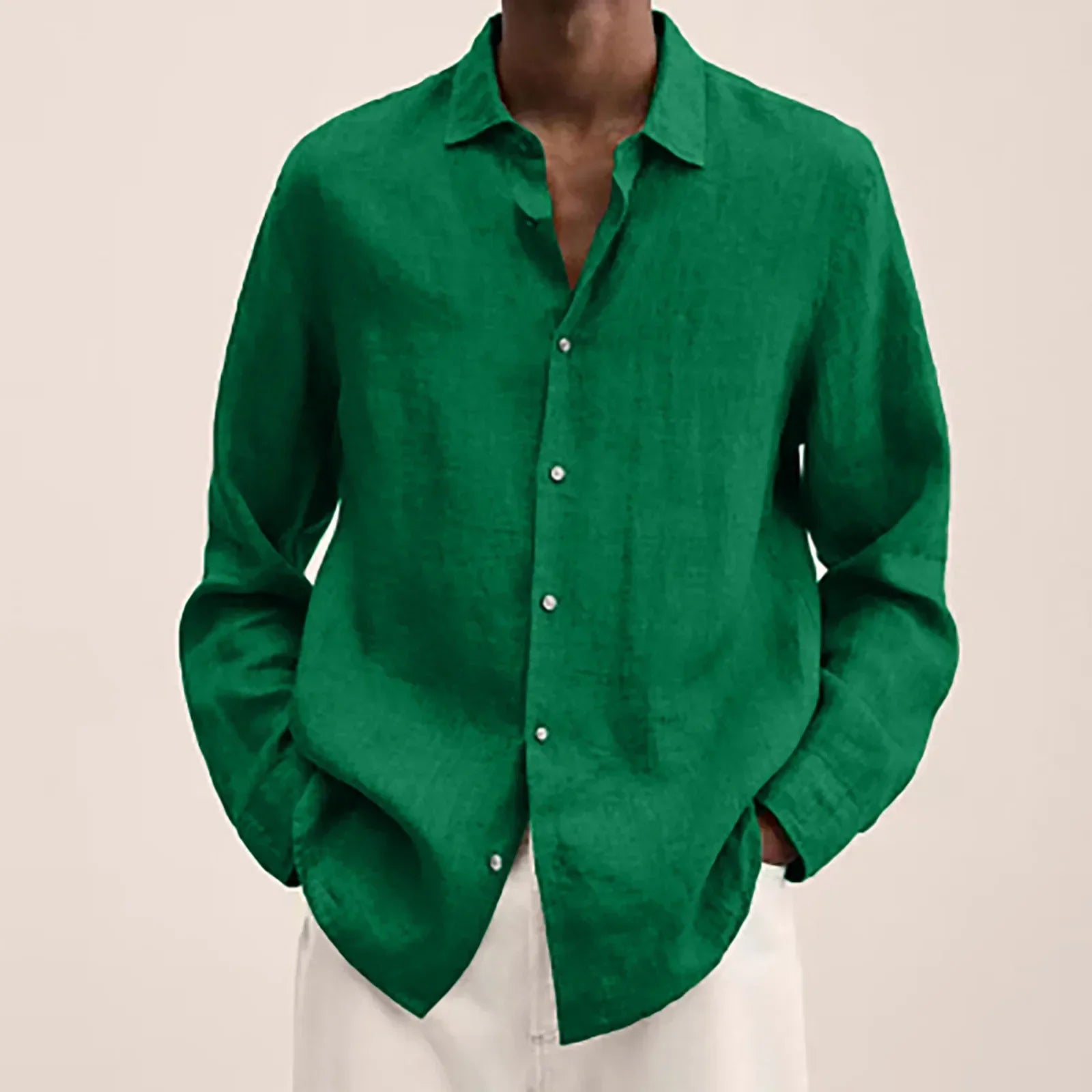 Image variante pour Jeroen - Chemise en coton légère - Confortable - Hommes-16