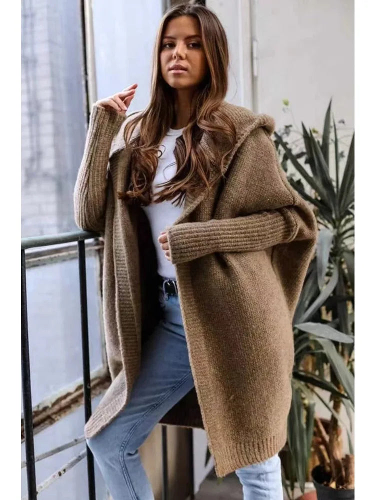Claire – Long Gilet En Maille, Confortable Et Élégant Pour L'Hiver