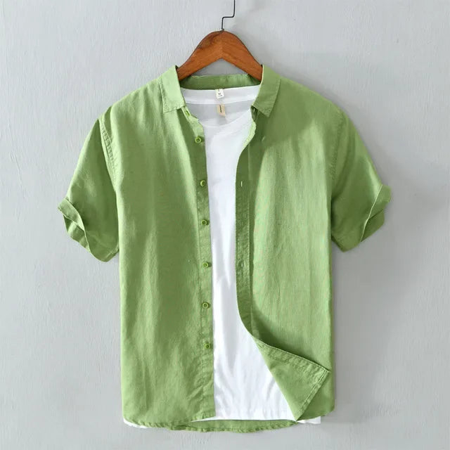 Image variante pour Jeroen - Chemise en lin décontractée - Intemporelle - Hommes-19