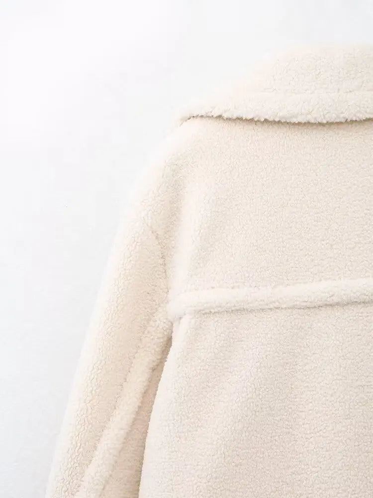 Amélie – Manteau En Teddy Stylé Pour Un Hiver À La Mode