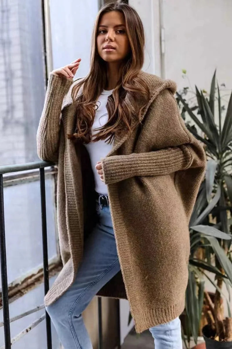 Claire – Long Gilet En Maille, Confortable Et Élégant Pour L'Hiver